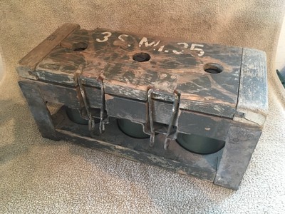 Group of Three WWII German S Mi 3539s with original transport container