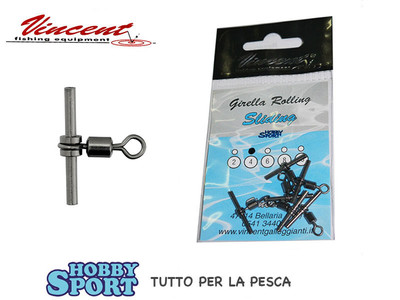 2 CONF. GIRELLA T ROLLING SLIDING  246 VINCENT SIZE 4 TEST 40kg  BOLENTINO 6 PZ