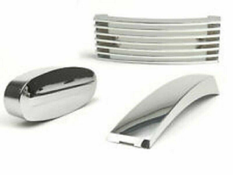 VESPA PX LML STAR Chrome SET Mudguard Crest, Horncast Grill, FORK LINK COVER  