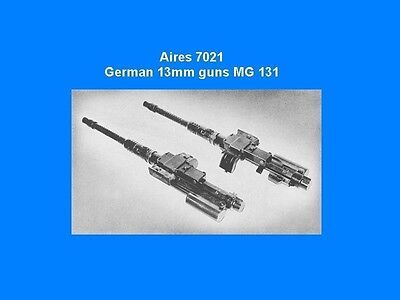 Aires 7021 1/72 German 13mm MG131 Gun 4 Resin