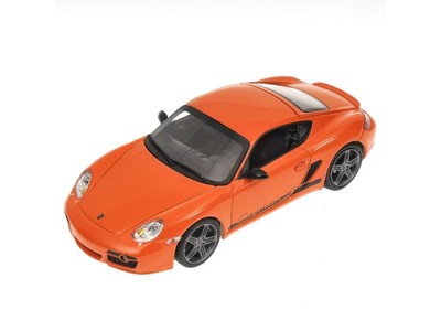 MODELLINO PORSCHE CAYMAN S 2008 ARANCIONE IN METALLO