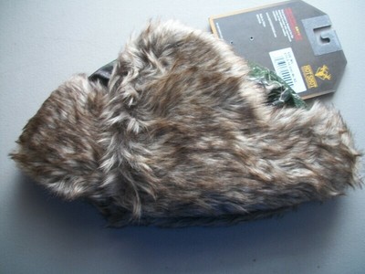 L NEW real tree camo bomber insulated hat hot shot stocking cap trapper beanie 1