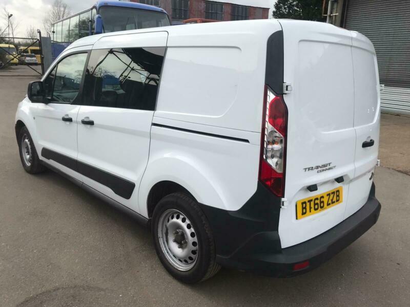 Ford Transit Connect L2 5 seat crew van salvage front damaged euro 6