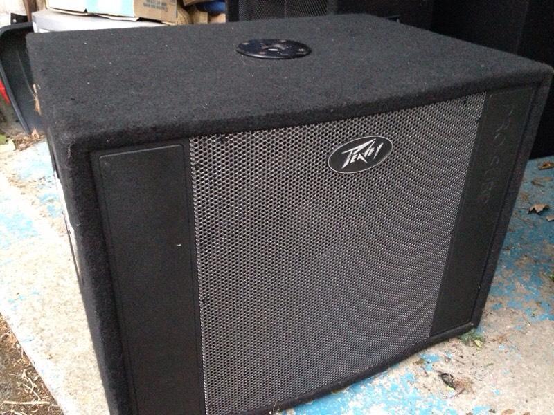 Peavey powered bass bin in Wingate, County Durham Gumtree