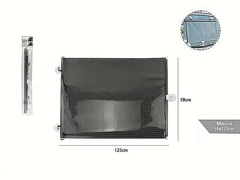 Tenda Tendina Parasole Proteggi dal Sole Raggi UV Auto Misura 58x125cm dfh