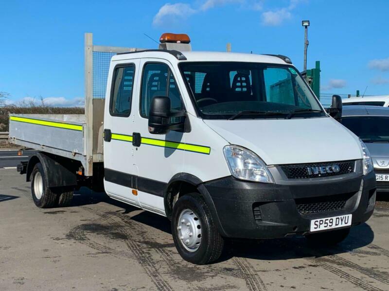 IVECO DAILY CREW CAB ALLOY TIPPER 65C18 IN WHITE in York, North