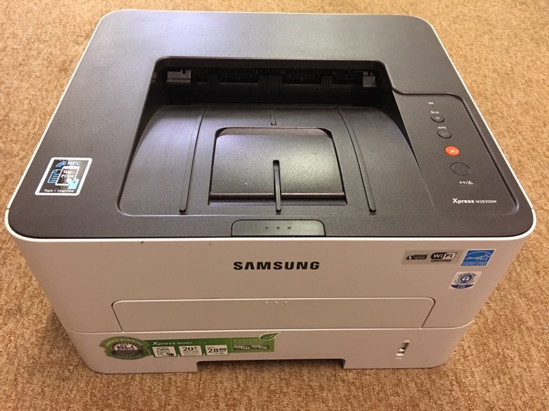 Samsung Xpress M2835 DW mono laser printer with extra cartridge in