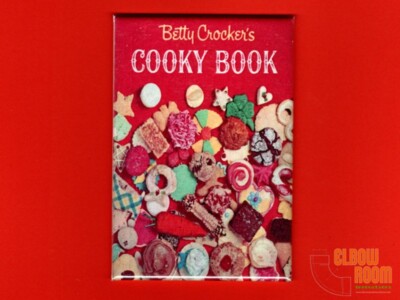 Betty Crocker's Cooky Book vintage cover art 2x3'' fridge/locker MAGNET