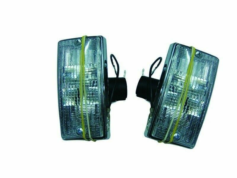 VESPA FRONT INDICATOR SET PX LML STAR STELLA CLEAR LENS  
