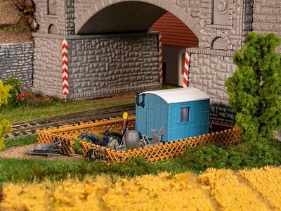 FALLER Jardin ouvrier modèle anniversaire avec figurines - HO 1/87 - FALLER 1900