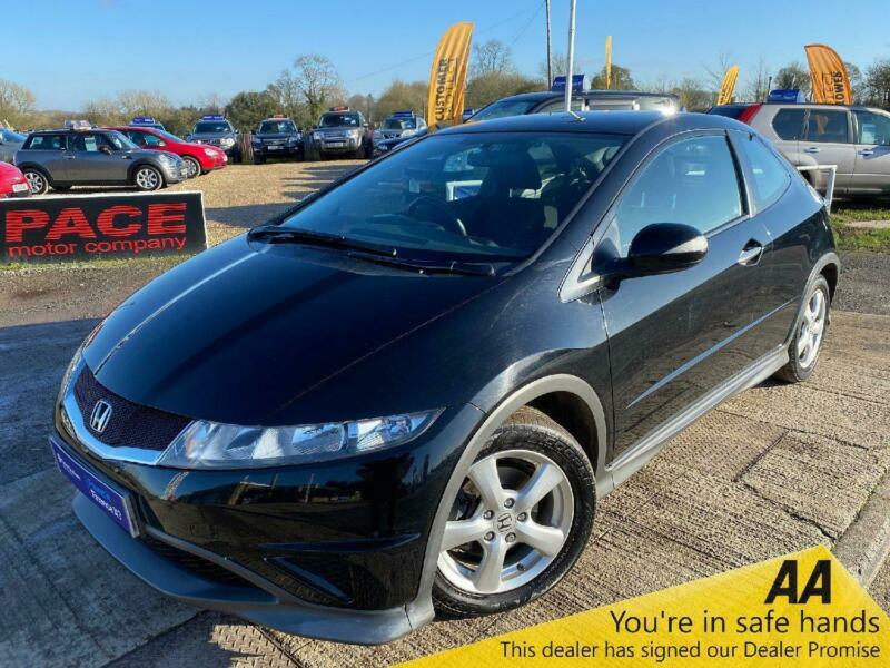 Honda Civic 1 4i Vtec Type S 3dr Black Manual Petrol 2010