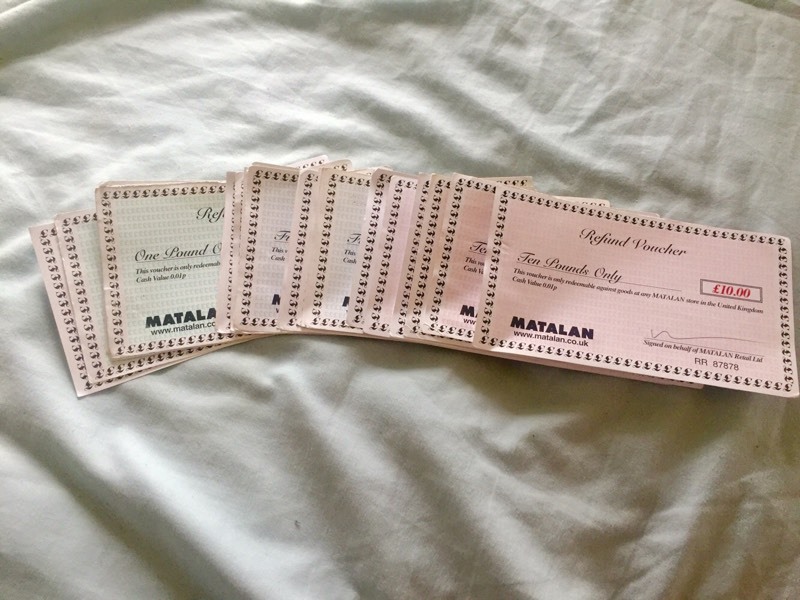 Matalan refund vouchers in Rotherham, South Yorkshire Gumtree