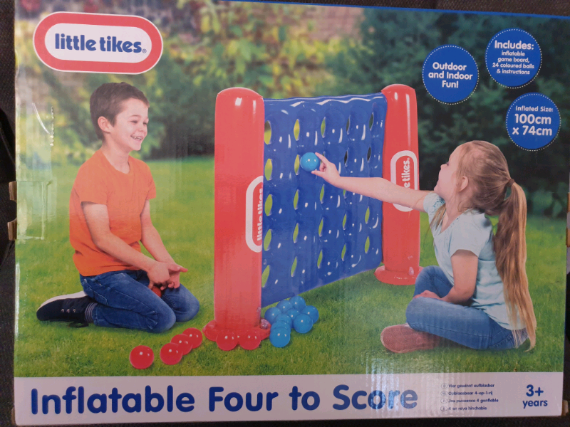 little tikes inflatable four to score