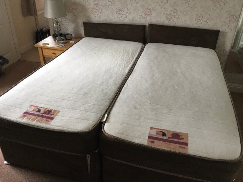 Two extra long single beds 3ft x 6ft 6 in Rugby, Warwickshire Gumtree