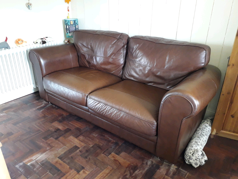 Genuine leather sofa from Harveys in St Columb, Cornwall Gumtree
