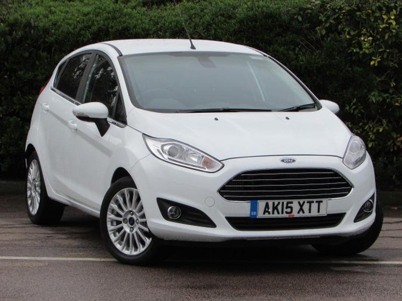Ford Fiesta 1.0 EcoBoost Titanium 5 door £0 Road Tax (white) 2015