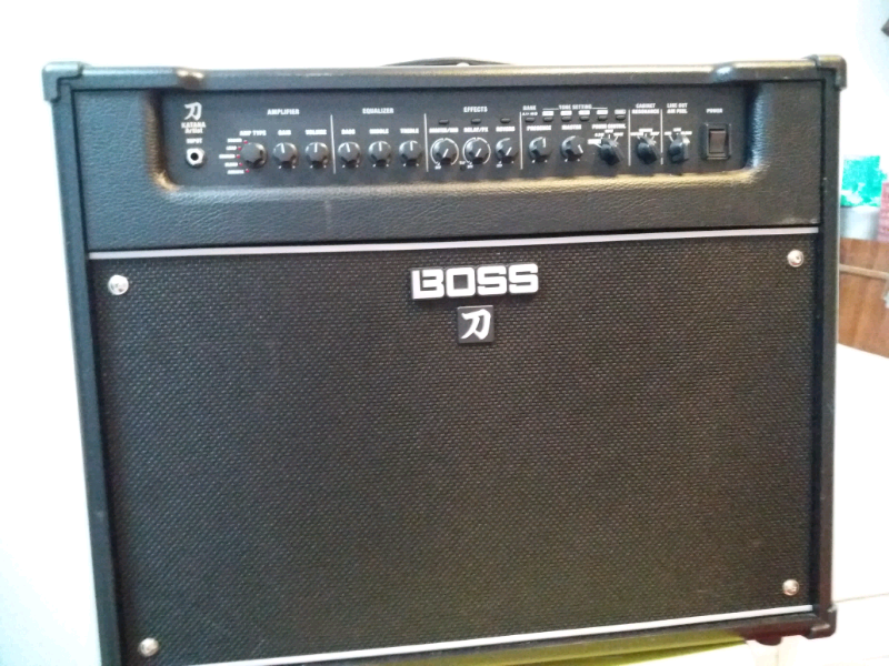 Boss Katana Artist with footswitch + cables | in Whitley Bay, Tyne and