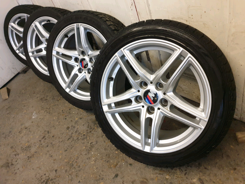 17" GENUINE Borbet alloy wheels and tyres Bmw 1 series 2series 3 '4 ...