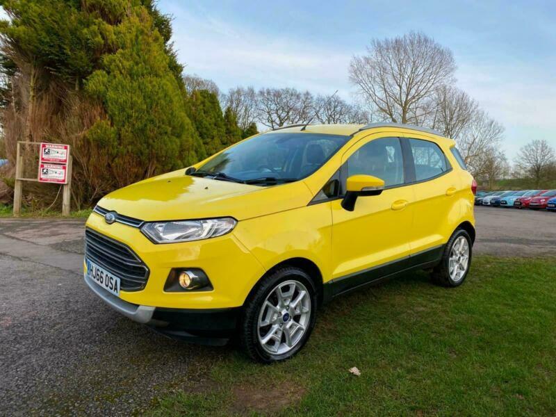 2016 Ford Ecosport 1.5 Titanium Powershift Automatic Yellow Hatchback