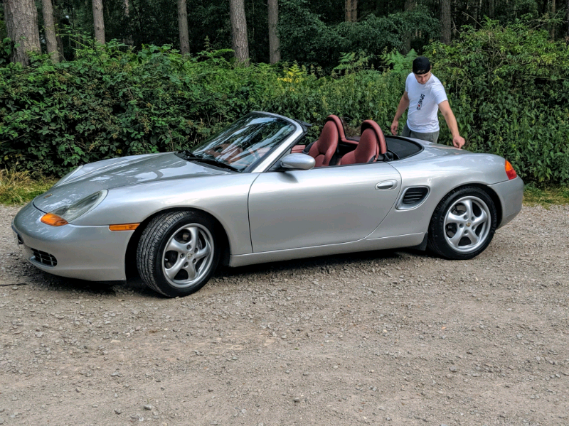 Porsche Boxster 2.7 Silver Manual 986 2000 Red Leather Convertible in