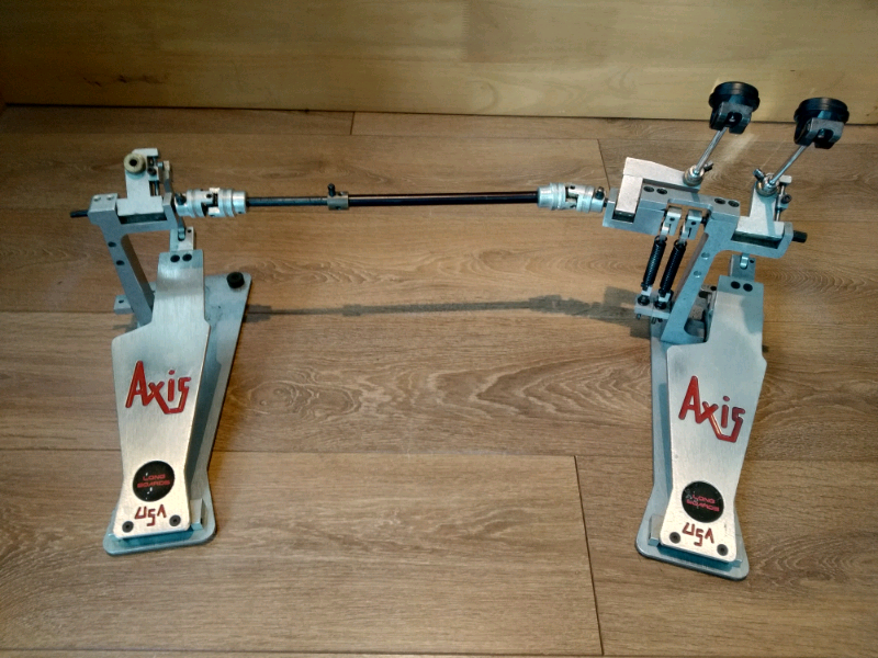 Axis AL2 longboard double bass drum pedalwith Axis hardcase in
