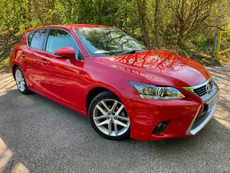Lexus CT 200h 1.8 CVT Automatic 2015 Advance Red Hybrid Electric 5 Dr