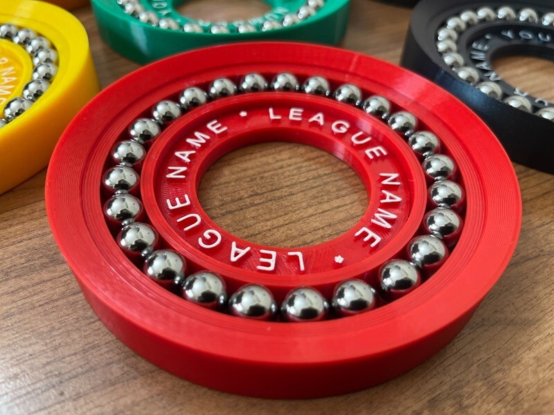 Bowling Ball Rotating Cup Stand 2.0  -  Personalized