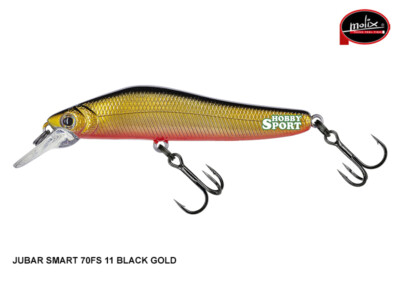 JUBAR SMART 70 FS MOLIX  COL 11 BLACK GOLD  10 GR  7 CM FAST SINKING  SPINNING