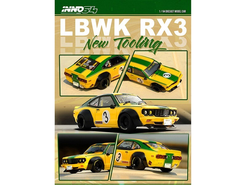 【待望★】 MAZDA  #3 RHD LBWK RX-3 ミニカー