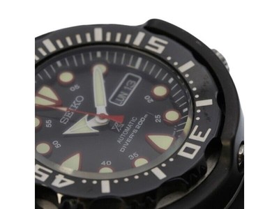 Pre-owned Seiko Men's Watch Srp655 Prospex Sea Diver 200m Black Dial Automatic 50mm
