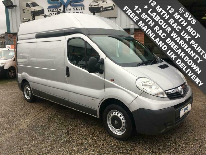 2013 63 VAUXHALL VIVARO SILVER LWB HIGH ROOF *AIR CON* IDEAL CAMPER