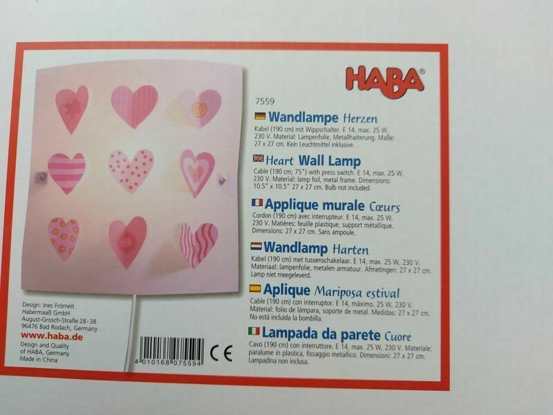 Haba Wandleuchte für Kinderzimmer