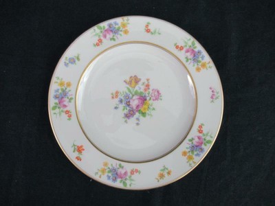 Vintage Coxon Belleek Floral Bouquet 8.25''  Salad Plate Ovington's