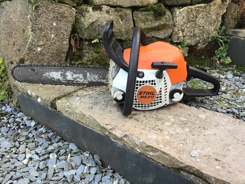 STIHL MS211 35cc chainsaw 13in bar and chain in Gunnislake, Cornwall