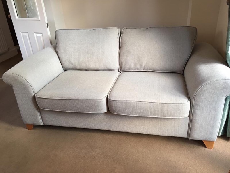 Pair of Angelic DFS sofas for sale 3 seater and 2 seat sofa bed in