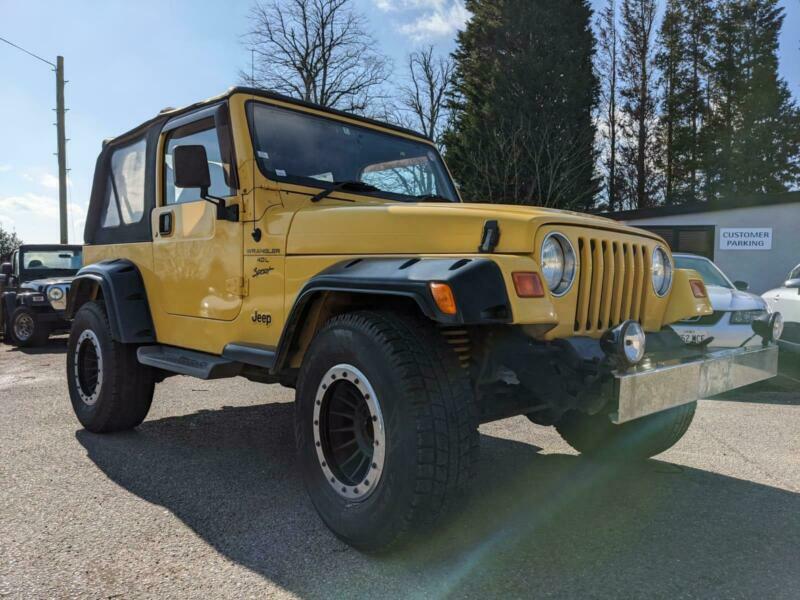 2002 Jeep Wrangler Yellow Soft Top Petrol Automatic in Chalfont St