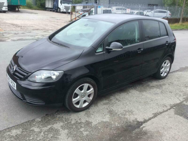 VOLKSWAGEN GOLF PLUS 1.9TDI SE 2007 BLACK DIESEL 160K MOT JAN 2021 PX