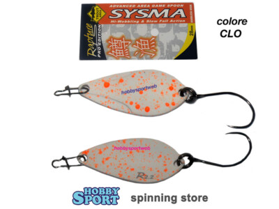 SYSMA SPOON  2,2 gr  CLO WHITE ORANGE AREA TROTA   RAPTURE TRABUCCO 18808332