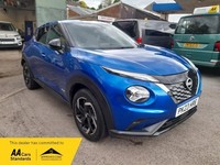 Nissan Juke 1.6 hybrid N-CONNECTA, AUTO, 1 OWNER, FULL HISTORY, BLUE