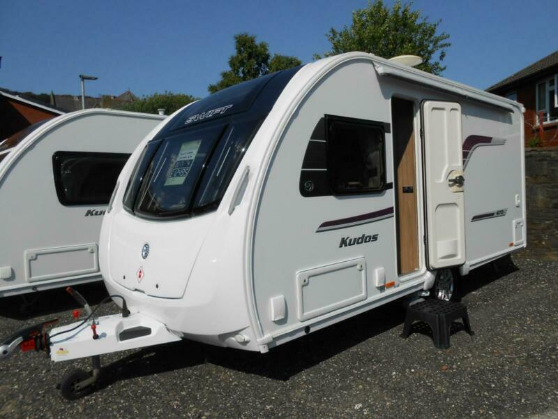 NOW SOLD 2017 Swift Kudos (Sprite) 470 Fixed Bed Compact Touring