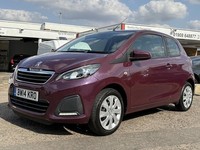 2014 Peugeot 108 1.0 Active 3dr HATCHBACK PETROL Manual