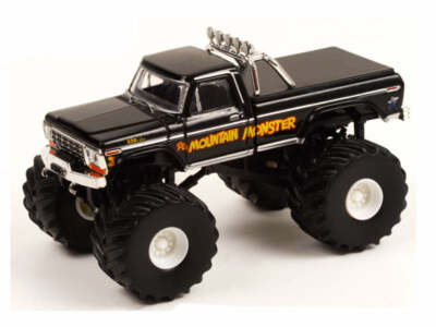 1979 Ford F-250 Monster Truck Black Diecast 1:64 Scale Model - Greenlight 49100A