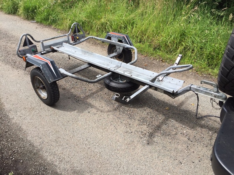 Erde Single One MotorCross Motorcycle Motorbike Trailer Trailor Racing