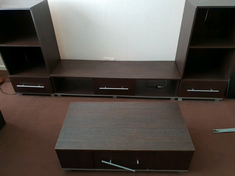 TV Stand With Matching Side Units And Coffee Table REDUCED in