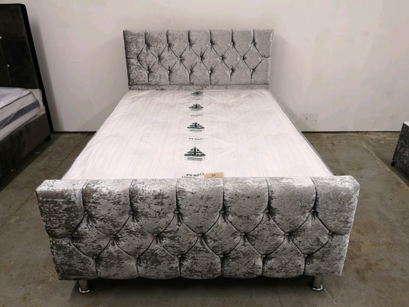 Crushed velvet beds (STILL DELIVERING)) in Erdington, West Midlands