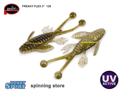 MOLIX FREAKY FLEX 3" COLORE 139 GLOD AYU ULTRA LIGHT SPINNING CONF 6 PZ