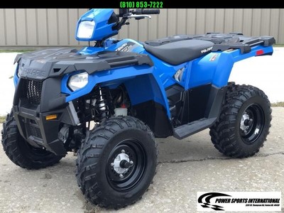 POLARIS SPORTSMAN 450 EPS 4X4 ATV METALLIC BLUE #7784 Shipping Available