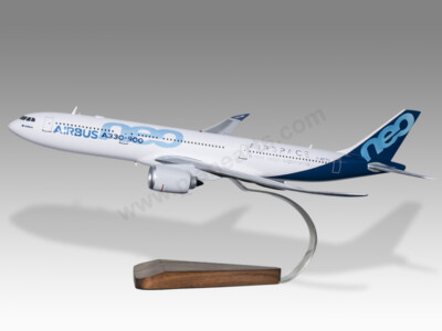Airbus A330-900 Neo House Colours Solid Mahogany Wood Handcrafted Display Model