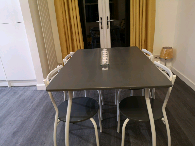 FREE Grey dining table & 4 chairs | in Bonnybridge, Falkirk | Gumtree