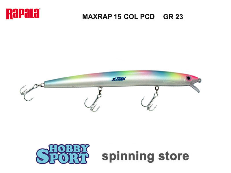 RAPALA MAX RAP MXR 15 COL PCD 23 GR ARTIFICIALE SPINNING MARE SPIGOLA MXR15 PCD